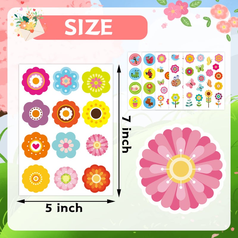 Joy Bang 344 Pcs Spring Stickers for Kids Flowers Stickers Butterfly Bug Animal Nature Sticker for Water Bottles Laptops Cards Envelopes School Classroom Spring Party Favors Supplies Gifts - Image 4