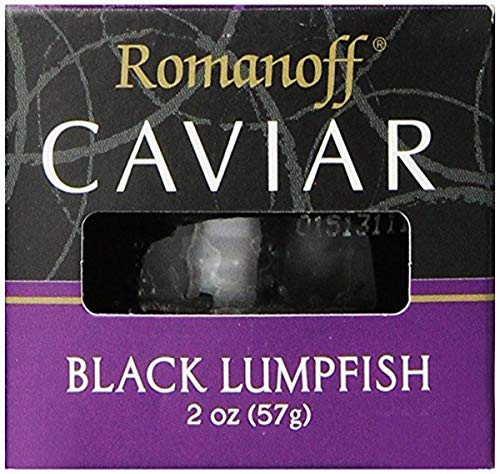Romanoff Caviar Black Lumpfish 2 oz Whole - Image 1