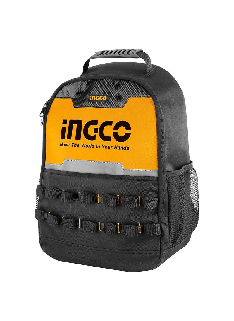 INGCO INGCO Electrician Tool Backpack with Hand Tool Bag, Professional Water-proof Multifunctional Tool Bag HBP0101  - Image 2
