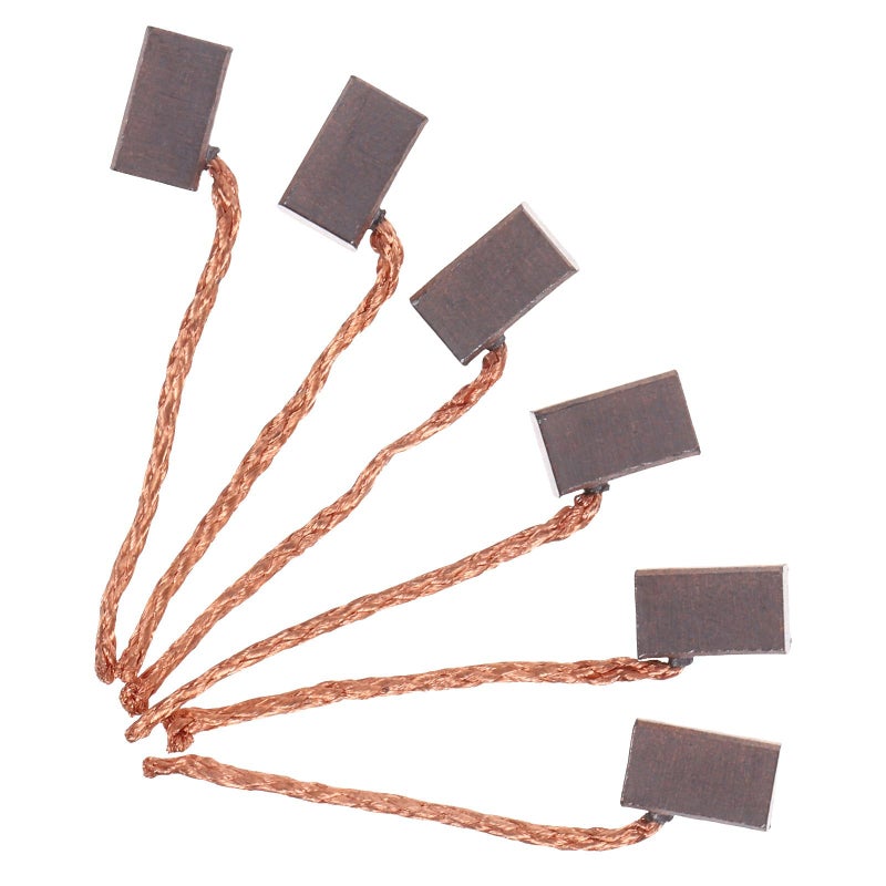 4x5x8mm Carbon Brush Set for Car Window Lifter Motor Repair High Conductivity Durable 6 Pcs - Image 2