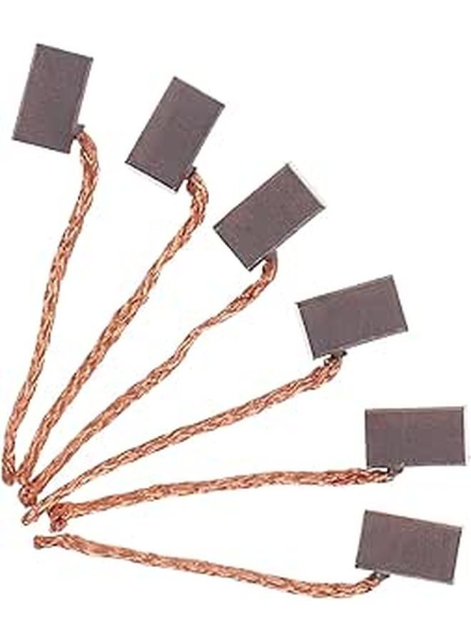4x5x8mm Carbon Brush Set for Car Window Lifter Motor Repair High Conductivity Durable 6 Pcs - Image 1