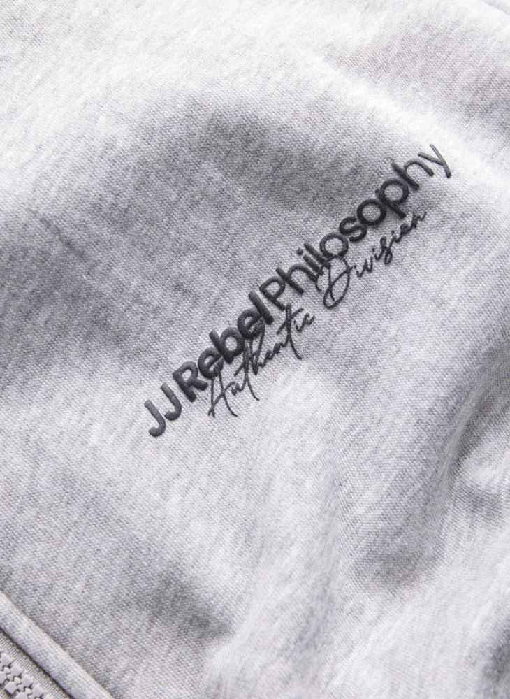 JJ Rebel Full Zip High Neck Sweatshirt