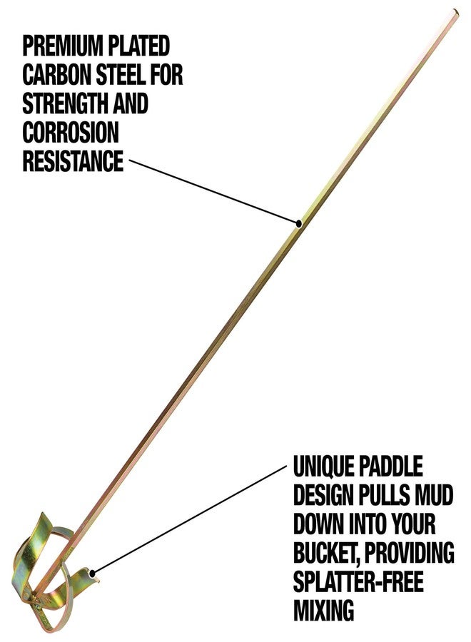 DEWALT Drywall Mud and Paint Mixer | 28" Shaft and 4" Head | DXTT-2-294 - Image 3