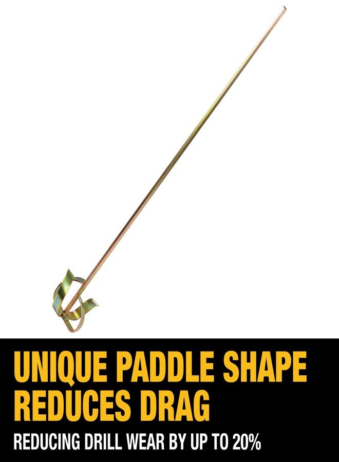 DEWALT Drywall Mud and Paint Mixer | 28" Shaft and 4" Head | DXTT-2-294 - Image 2