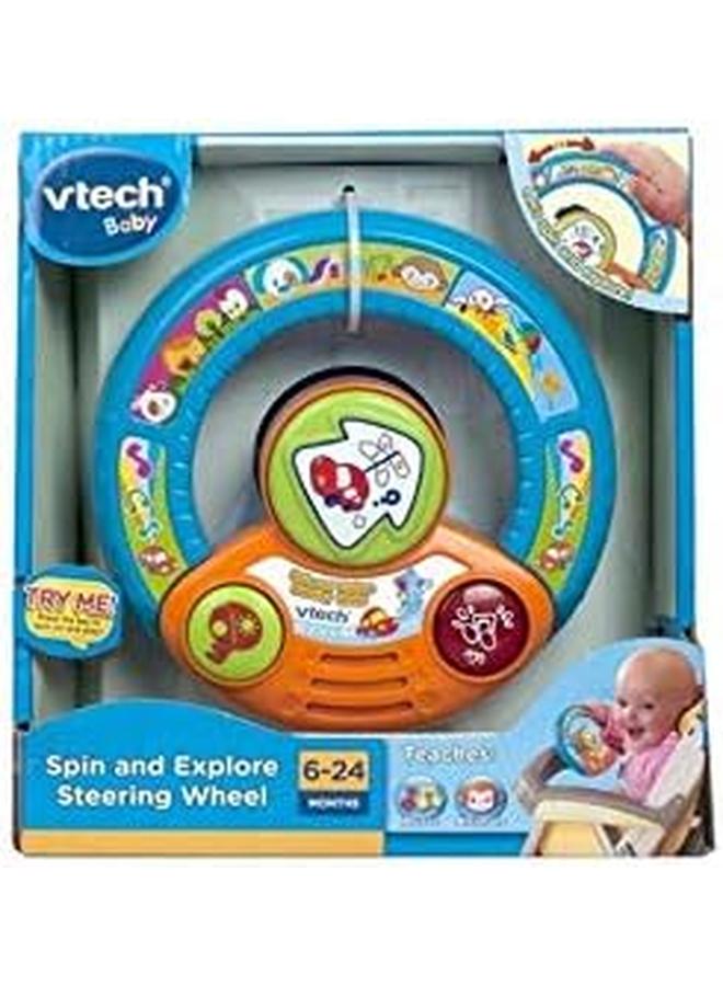 vtech Spin And Explore Steering Wheel Vtuk - Image 2