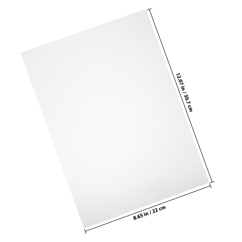 100pcs ورقة التصفيح الحرارية الشفافة تصفيح فيلم بلاستيكي تصفيح (A4) - Image 2