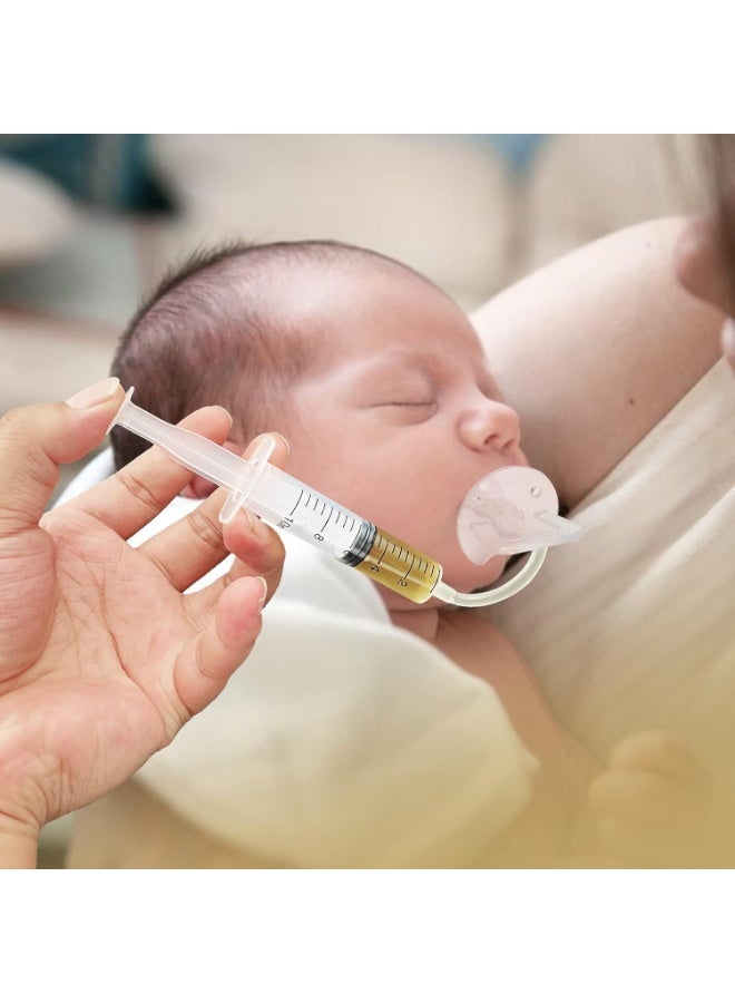 Baby Pacifier Medicine Feeder Set Toddler Syringe Push Type Medicine Feeder Newborn Medicine and Water Feeding Tool - Image 2