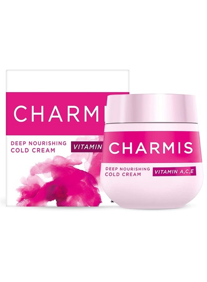 Charmis Moisturizing Cold Cream 175 ML With Vitamin A, C & E - Image 1