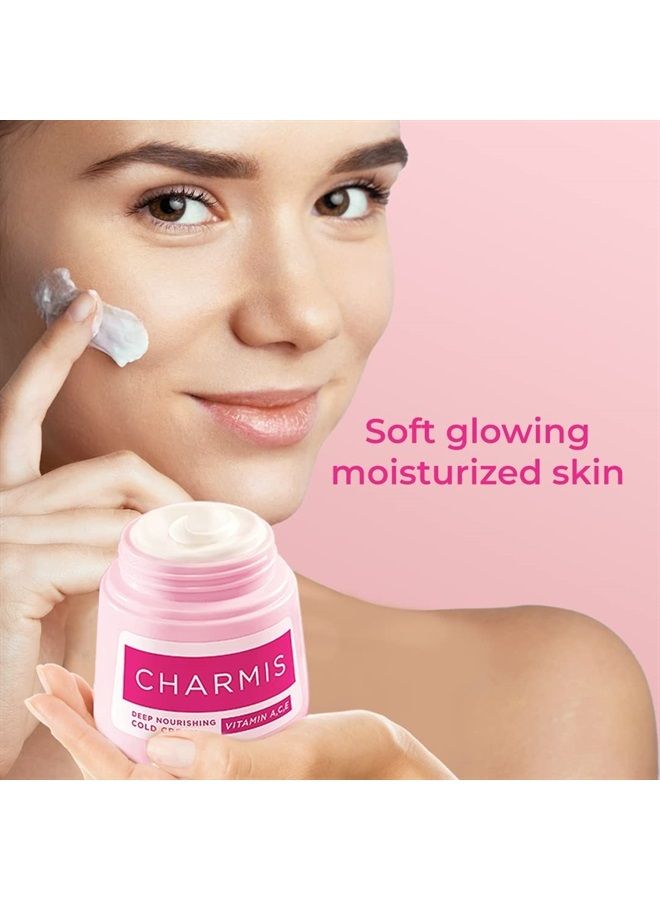 Charmis Moisturizing Cold Cream 175 ML With Vitamin A, C & E - Image 4
