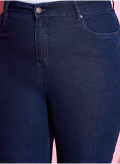 SASSAFRAS Plus Highrise Bell Bottom Jeans by Styli  - Image 3