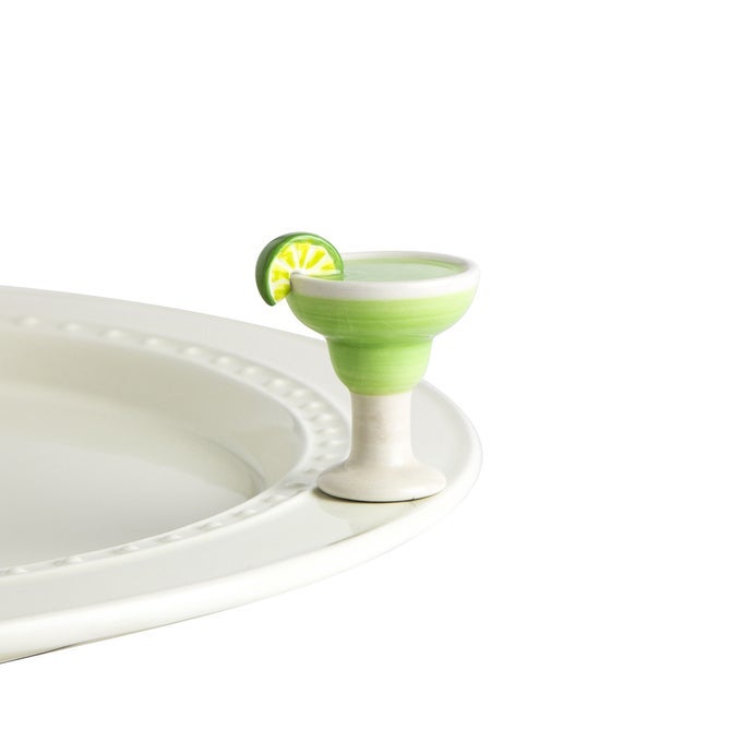 NORA FLEMING HANDPAINTED MINI LIME AND SALT PLEASE MARGARITA A130