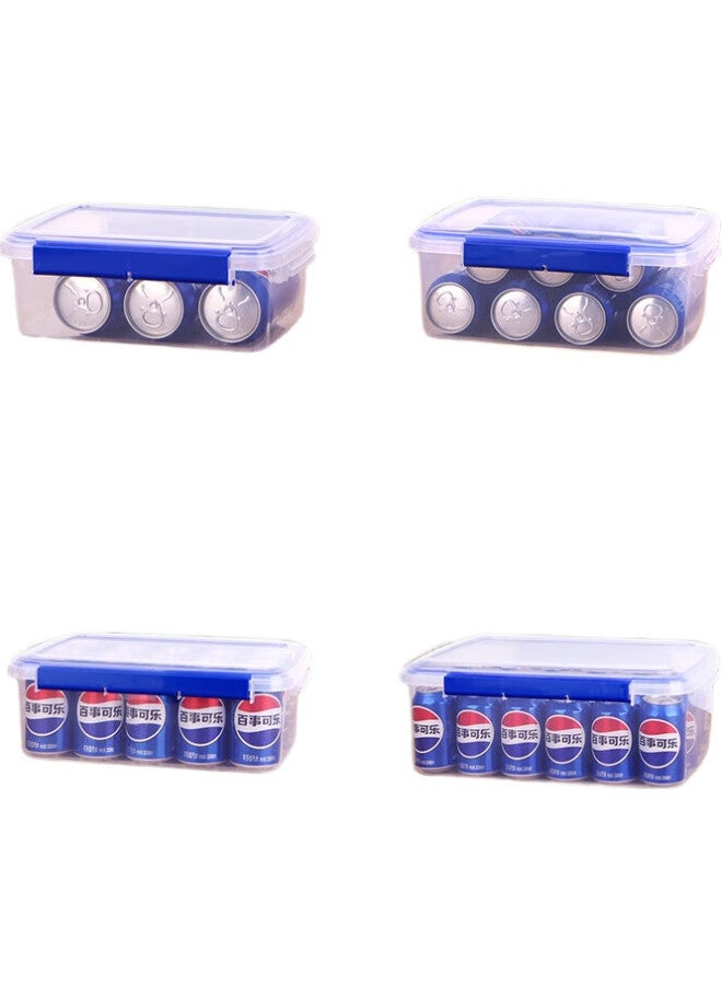 Ubiquitin Youbili Large Capacity Food Storage Container, Thick Plastic Transparent Multi-Functional Sealed Storage Box, Small Size - Image 3