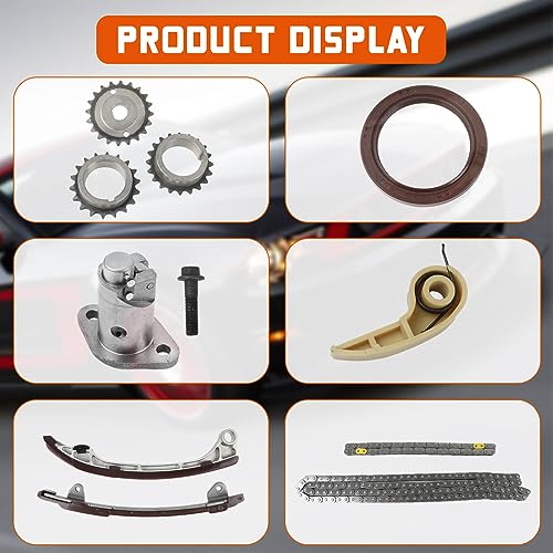 DAYSYORE Engine Timing Chain Kit Fits for 2001-2011 Camry Corolla Xrs Highlander Matrix Rav4 Solara 2.4L for Scion TC XB 2.4L for Pontiac VIBE 2.4L for Lexus HS250H 2.4L Engine, With 1 Year Warranty - Image 5