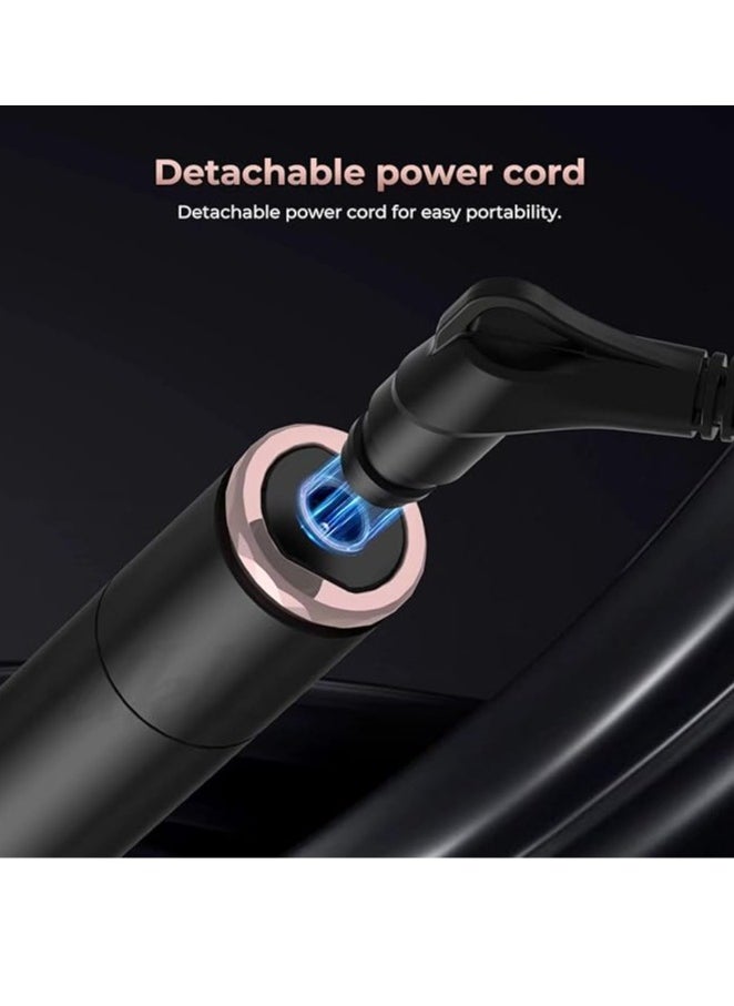 Generic - Thermal Brush, 3 in 1 Heated Round Brush with 5 Temps Settings, Up to 375°F LCD Display Curling Brush Thermal Round Brush, Upgrade Detachable Curling Iron, 1.25/1.5/1.75 Inch Hair Styling Tools Set - Image 1