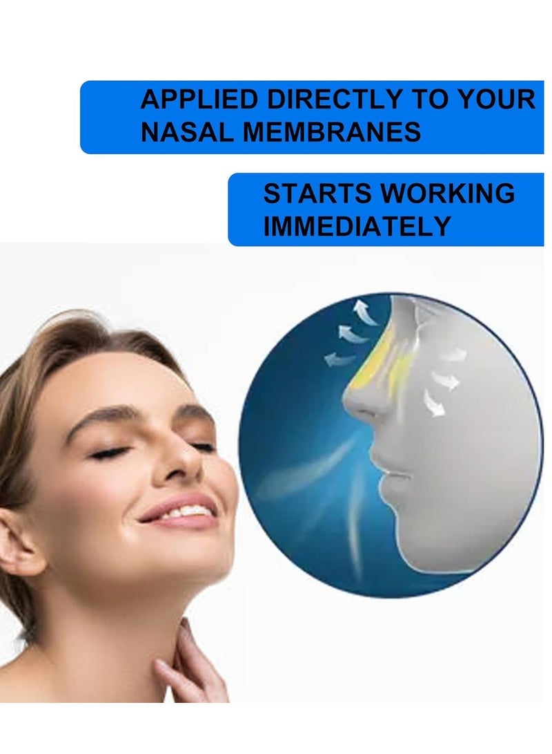 YURHERSU Nasal Spray Saline Solution, بخاخ مرطب لطيف للعناية اليومية، يمنع الجفاف والتشقق، مثالي لموسم البرد والحساسية، 20ml/0.68 oz - Image 3