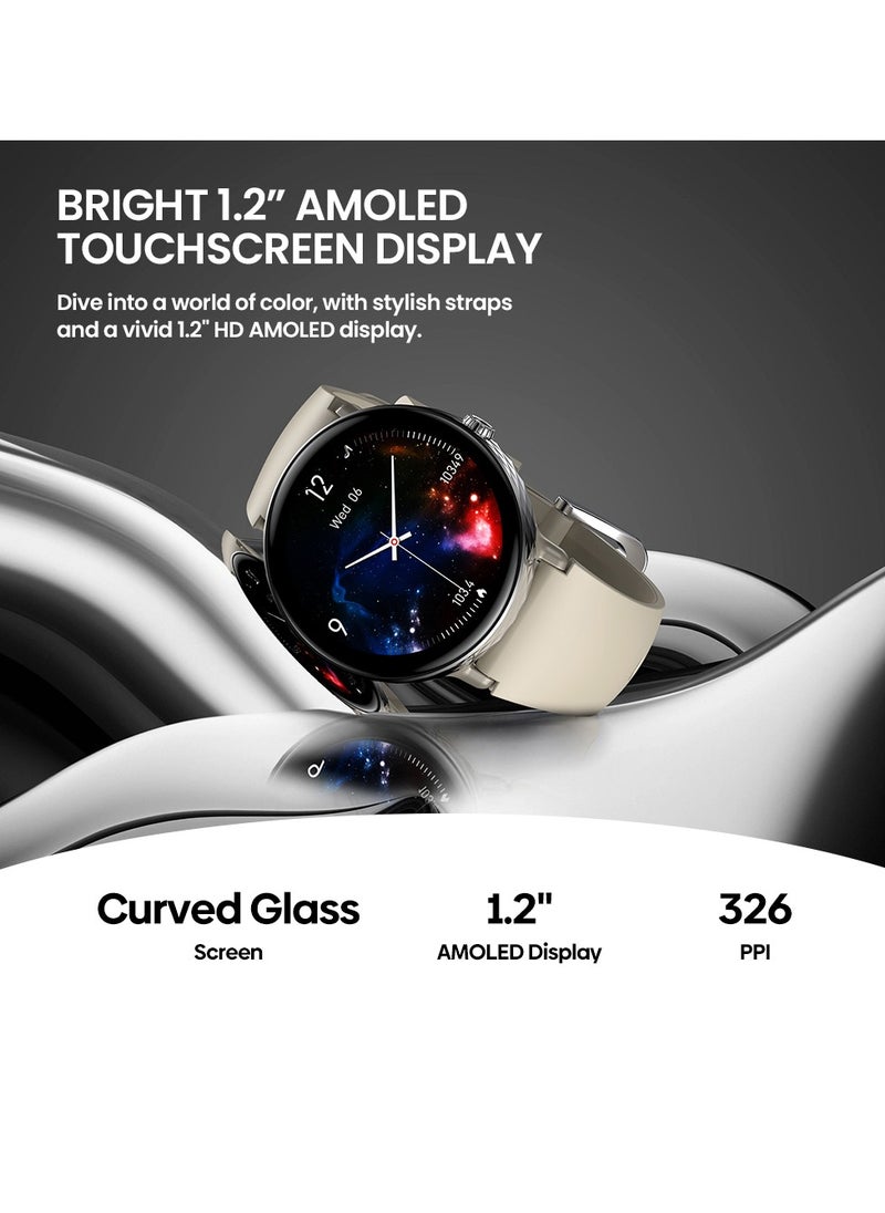 Zeblaze Smart Watch for women, Voice Calling Female Smartwatch Double Strap 1.2" HD AMOLED Display Health Monitoring Sports Smart Watch  - Image 5