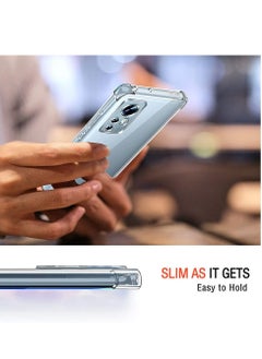 Houmt Xiaomi 12 Pro Clear Case Zero Fingerprints Anti-scratch Back Cover Slim and Soft Bumper TPU Full Coverage Drop Proof for Xiaomi 12 Pro  - Image 4