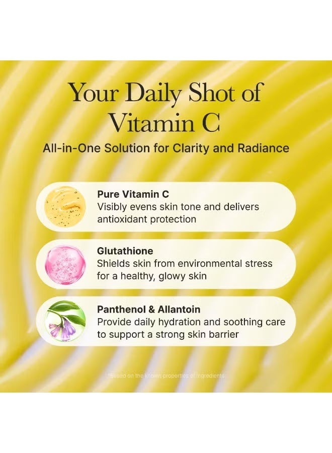 arena Arencia Vitamin C Booster Serum with Glutathione, Niacinamide and Vitamin E for Glow Skin 1.01 fl oz - Image 5