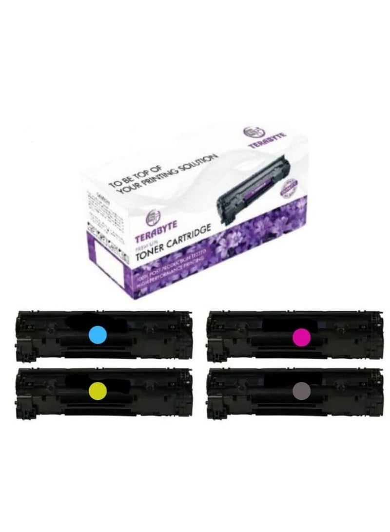 Terabyte 416A 4Pack High Yield Toner Cartridge Is Compatible with HP Color LaserJet Pro MFP M479fdw M454dw M479fdn M479dw M479fnw M479 M454dn M454 (416A W2040A W2041A W2042A W2043A ) - Image 1