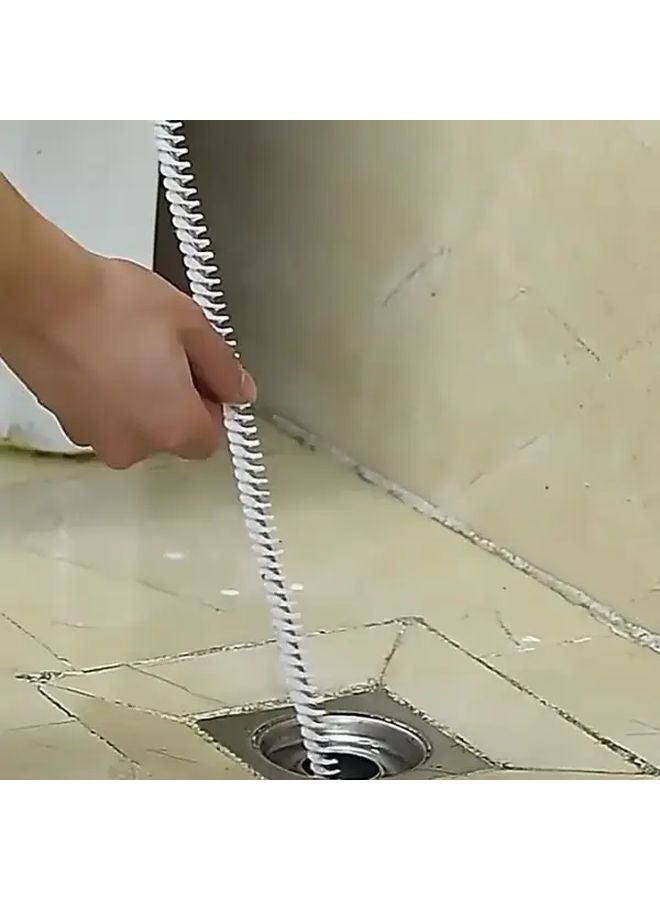 17 72 Inch Manual Sink Drain Snake Flexible Pipe Unblocker Ergonomic Handle - Image 4