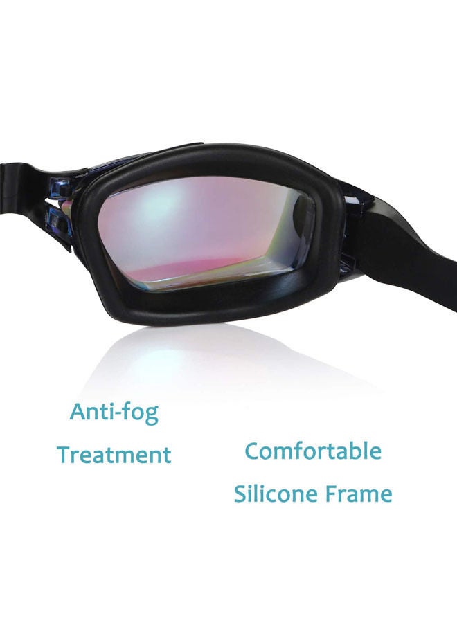 Rock Pow Pow Swim Cap Swim Goggles Swim Cap For Long Hair Anti Fog Uv Protection For Adult Kid With Nose Clip Ear Plugs Sets - Image 5