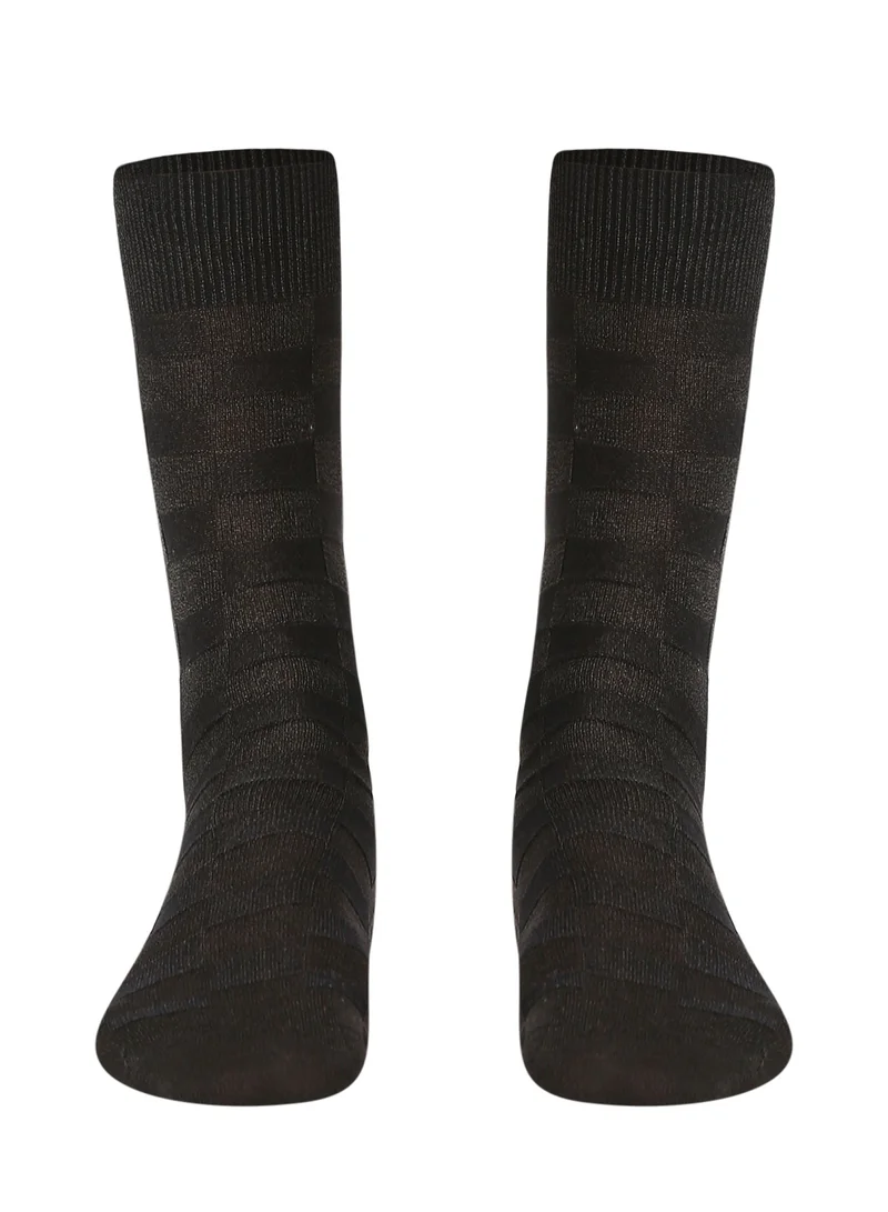 AMPM MEN'S FORMAL SOCKS - BALCK - (PACK OF 3)