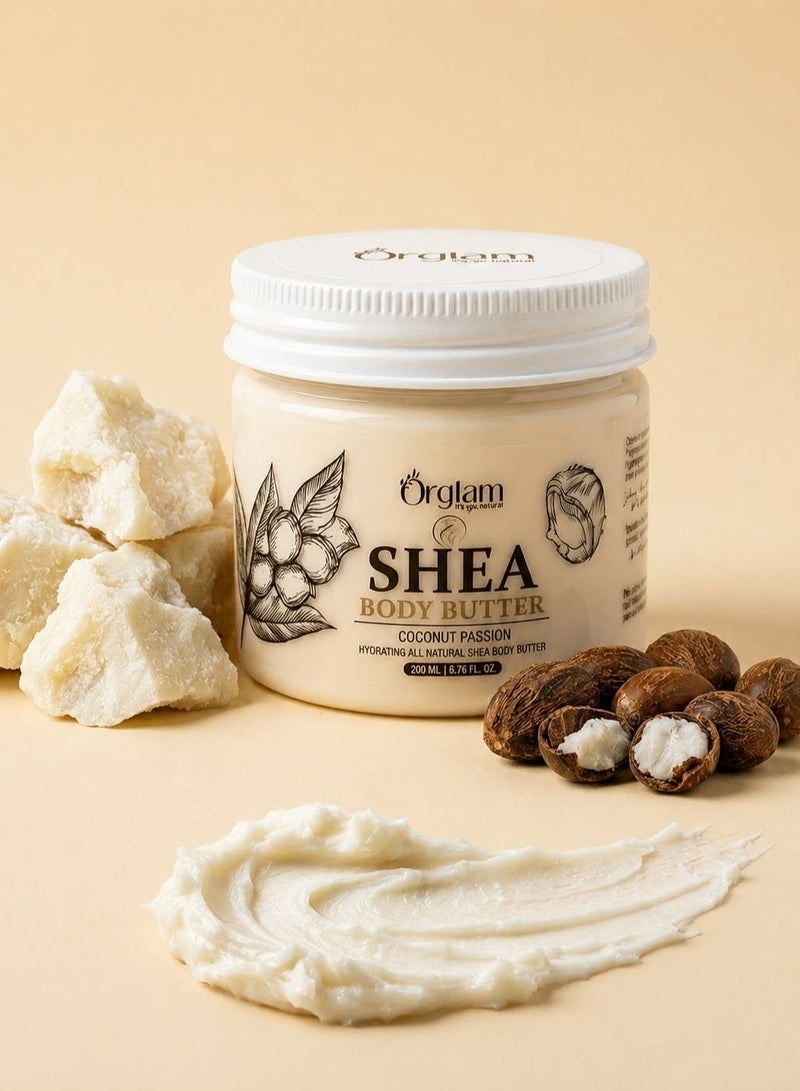 Orglam Shea Body Butter - 200ml - Image 3