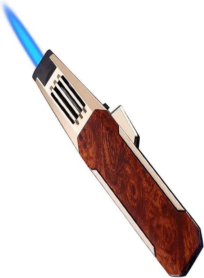 JOBON Refillable Butane Torch Lighter With Safety Lock for Kitchen Cooking Indoor Outdoor BBQ and Charcoal - Image 1