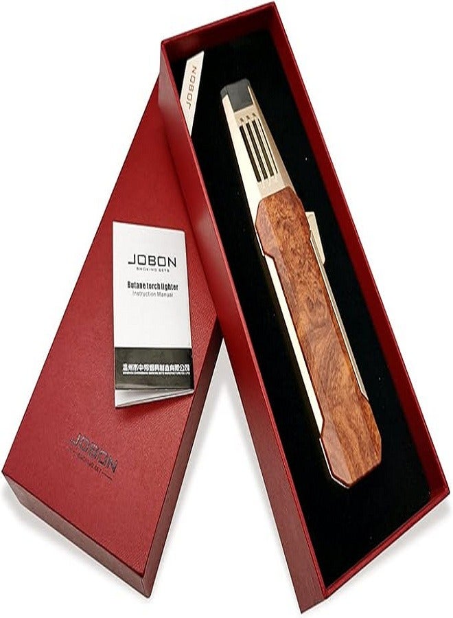 JOBON Refillable Butane Torch Lighter With Safety Lock for Kitchen Cooking Indoor Outdoor BBQ and Charcoal - Image 2