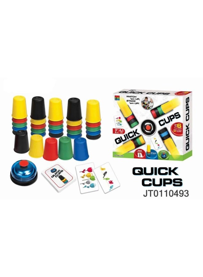 Quick 3in1 Quick Cups game to develop concentration and reflexes for kids - Image 1