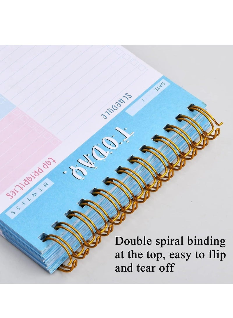 Captaintech To Do List Notepad Weekly Agenda Planning Pad Office Supplies Checklist Productivity Note Pad for Work and Personal Organized - Image 3