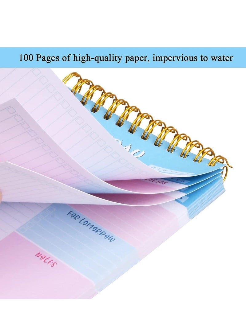 Captaintech To Do List Notepad Weekly Agenda Planning Pad Office Supplies Checklist Productivity Note Pad for Work and Personal Organized - Image 2