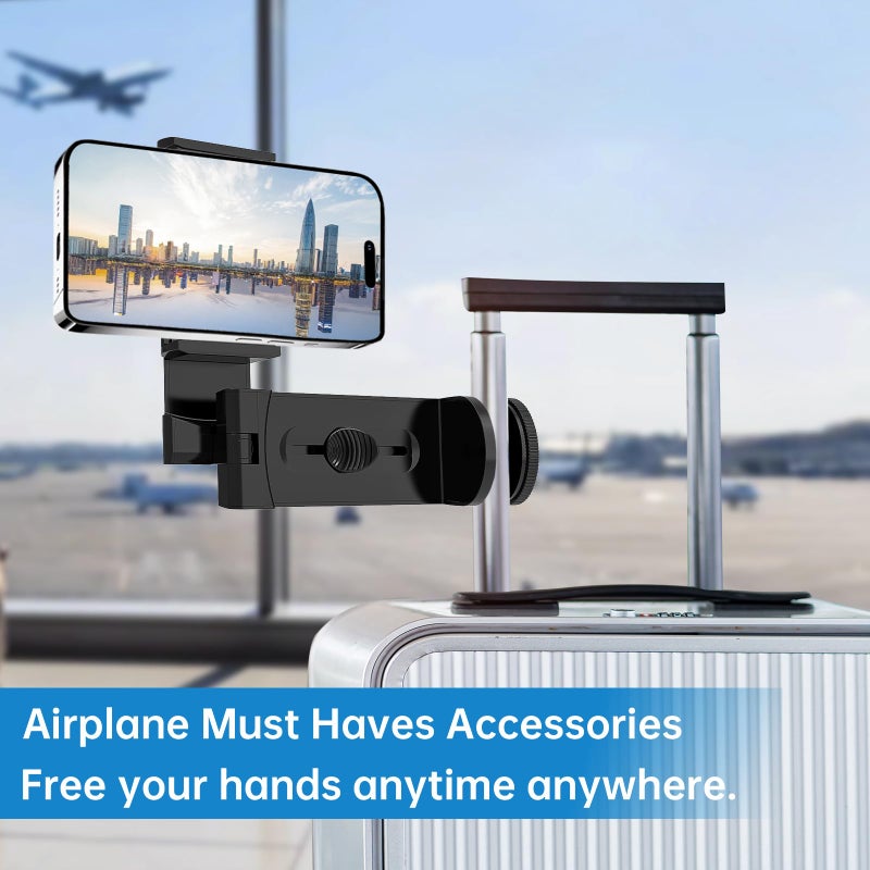 Elokipoe Universal Airplane Tablet Holder Mount, Travel Stand, Handsfree Travel with Multi-Directional 360 Â°Rotation for Flying, Desk, Study (Universal Airplane Tablet Holder Mount) - Image 4