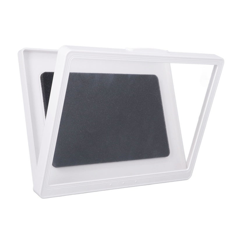 Waterproof Bathroom Tablet Case: 9802W White, Anti-Fog, Hands-Free Wall Mount Holder for Shower & Bathroom Use - Image 1