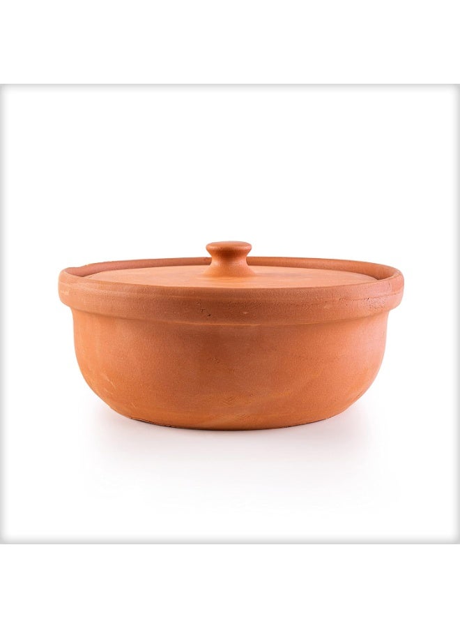 luksYol LuksYol Handmade Natural Clay Bowls for Cooking & Serving – Turkish Oven Safe Earthenware – Unglazed & Eco-Friendly – Perfect for Side Dishes, Sauces, Nuts, Appetizers – Available in Sizes D24×L10, D27×L12.5, D29×L14, D30×L9.5 – Ideal for Healthy, Tasty Meals – Microwave & Dishwasher Safe – Durable, Chip-Resistant, BPA-Free – Artisan Crafted in Turkey – Bring Rustic Charm & Flavor to Your Kitchen – Gift-Ready for Weddings, Housewarmings, Food Enthusiasts & Eco-Conscious Cooks – LuksYol Premium Heritage Cookware  - Image 1