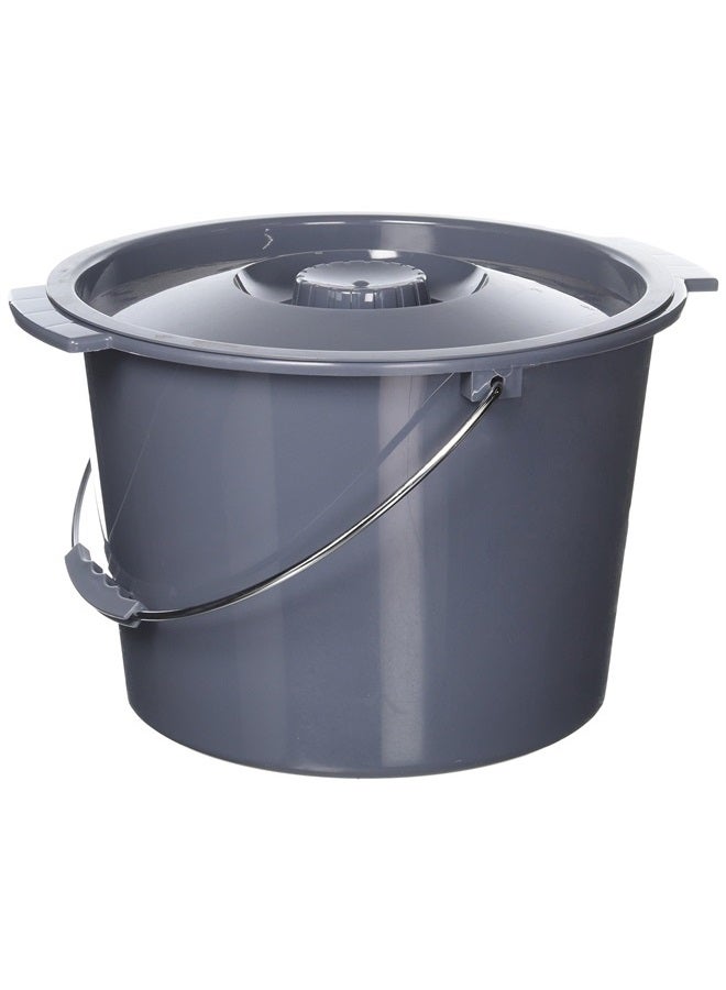 Medline Commode Bucket with Lid and Handle Case