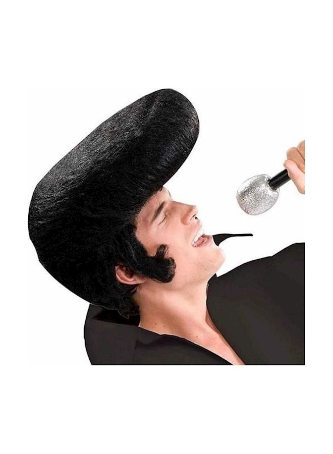 NIBEMINENT Rock And Roll Wig Black