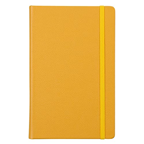 Leatherpress Classic Leather Notebook Writing Journal, Hardcover, Elastic Closure Narrow Ruled Pages, Inspire Collection - Image 1