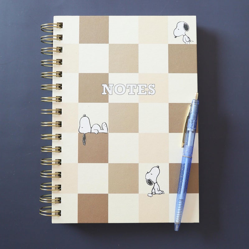 Graphique Snoopy Hardbound Spiral Journal, 160 Ruled Pages Hard Cover Notebook, Diary, Lists, Record Month and Date, Premium Paper, 6â€ x 8â€ - Image 5