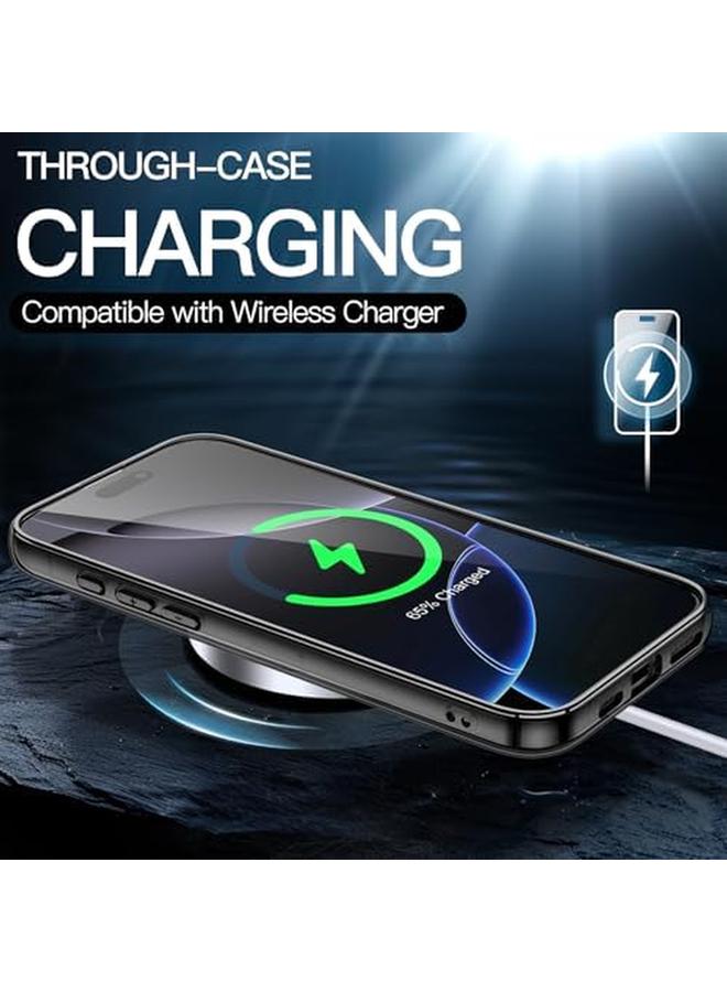 Jetech Case For Iphone 16 Pro 6.3 Inch Non Yellowing Shockproof Phone Bumper Cover Anti Scratch Clear Back Black - Image 5