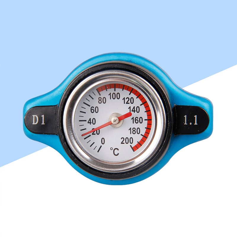 Car Water Cover with Water Temperature Gauge Radiator - 1.1 Small - Image 5