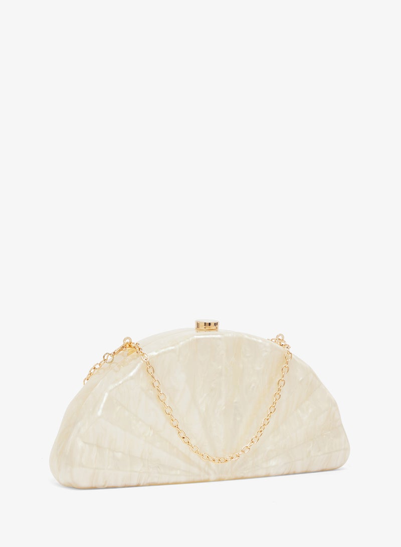 GLAMOROUS Casual Fan Resin Clutch - Image 3