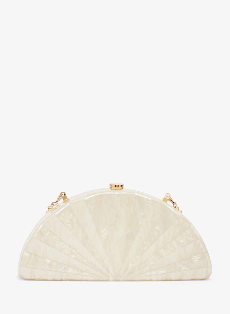 GLAMOROUS Casual Fan Resin Clutch - Image 2