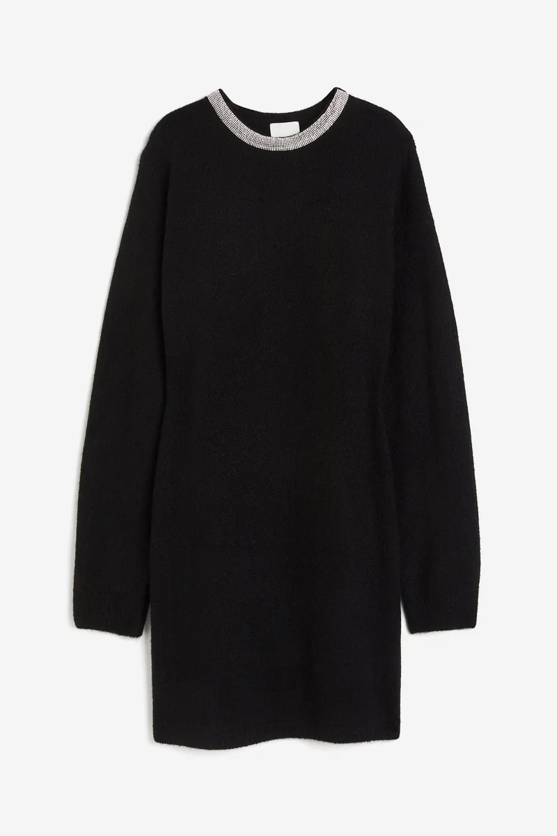 H&M Rhinestone Embellished Dress
