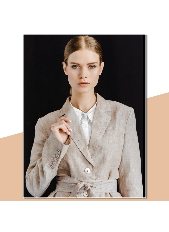 Zibuyu - Zibuyu Fake Collar Shirt For Women Elegant Floral Lace Edging Fake Collar For Regular Fit Dress Lace Detachable False Collar Shirt For Women & Girls - White - Image 1