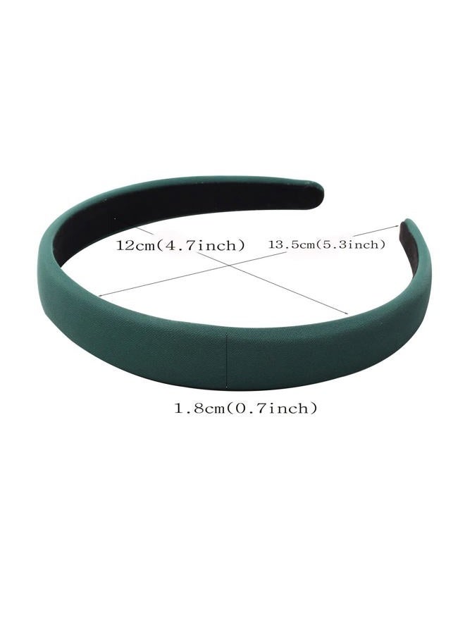 Cuizhiyu Solid Simple Headbands for Women 0.78inch Plain Soft Cloth Head Band No Slip Fashion Girls Pink Hair Bands Cute Hair Hoops hair Accessories Pack of 6… - Image 5