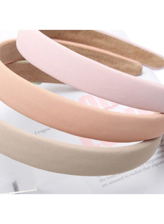 Cuizhiyu Solid Simple Headbands for Women 0.78inch Plain Soft Cloth Head Band No Slip Fashion Girls Pink Hair Bands Cute Hair Hoops hair Accessories Pack of 6… - Image 4