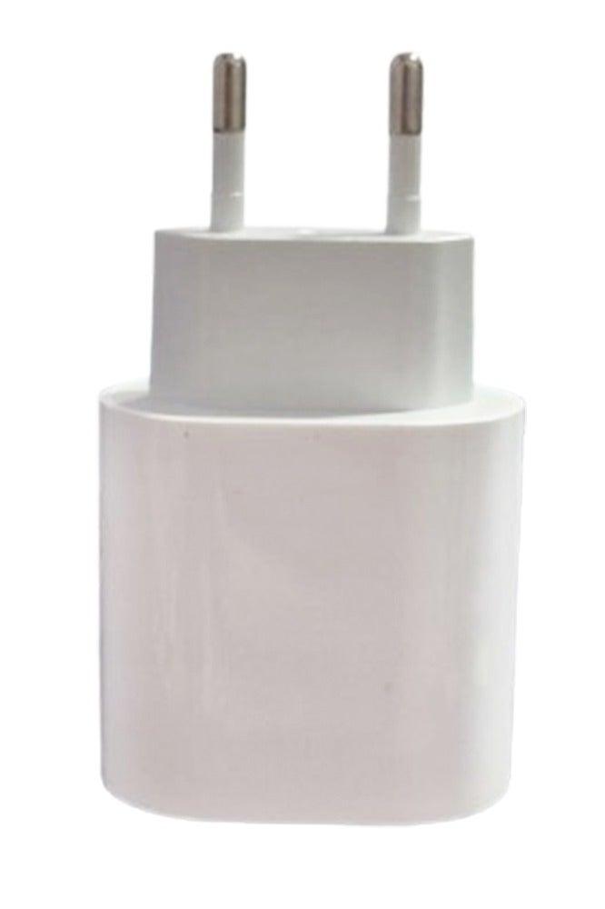 22.5W  Super fast +QC Wall Charger DC-220 , MI.HW Super Fast Charger with Turbo Power, Overheat Protection & USB to Type-C Cable , Compact Design, Stable Output for Android and USB-C Devices - White - Image 2