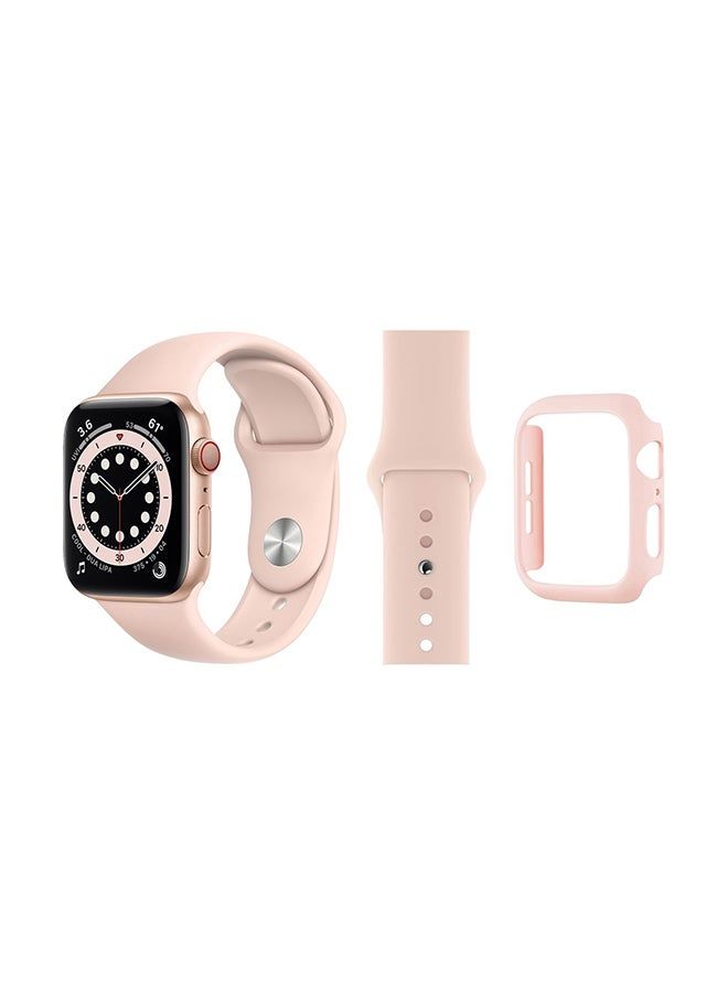 vesus Bumper Replacement Band For Apple Watch Series 6/SE/5/4 Light Pink