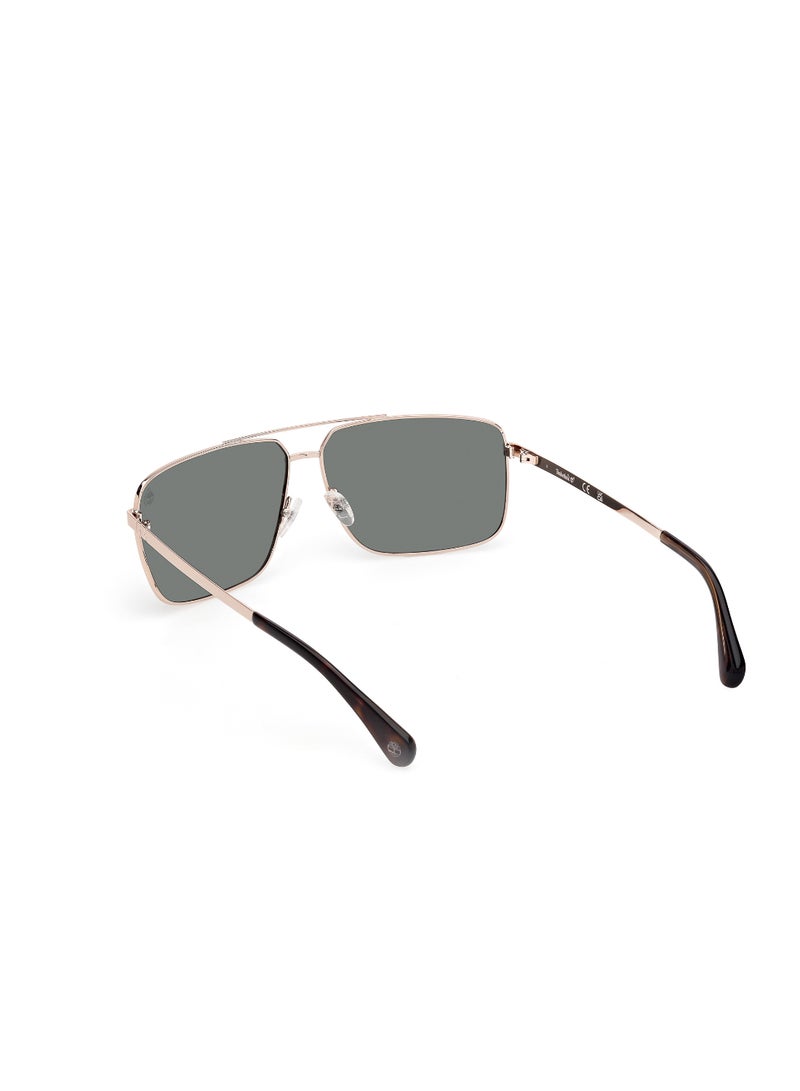 TIMBERLAND FULL RIM MALE NAVIGATOR GOLD METAL SUNGLASSES - Image 3